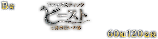 11/23公開　『ファンタスティック・ビーストと魔法使いの旅』鑑賞券 60組120名様