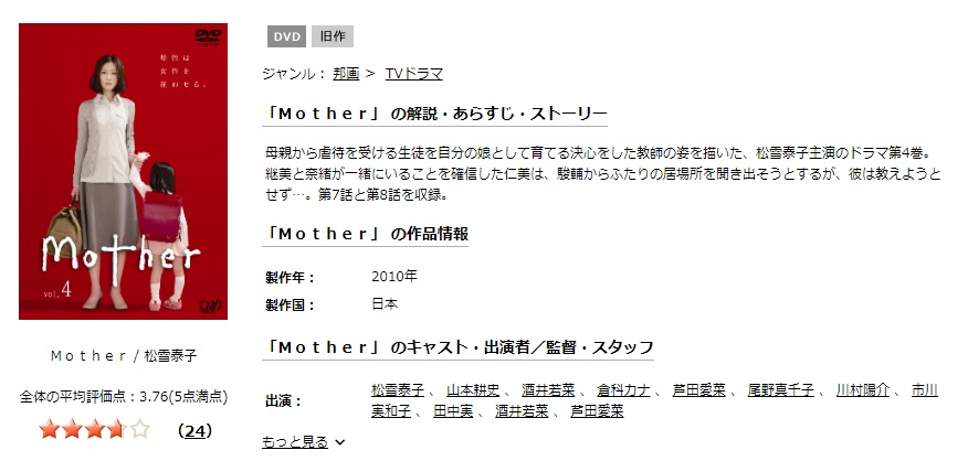 Mother（マザー）